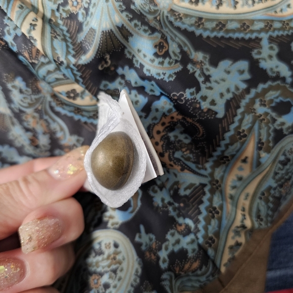 Worthington Bronze Metallic Leather Blazer Jacket Womens Size Small - Picture 7 of 8